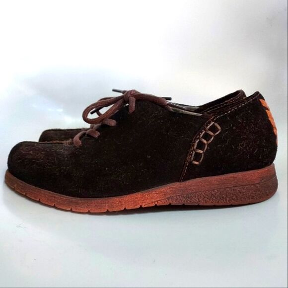 Born Shoes - Born Macias Brown Brushed Suede Oxford 7
